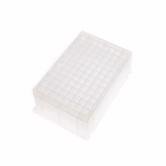0,1 ml 0,2 ml 1,2 ml 2,2 ml 96-Well-Einweg-PCR-Platte aus Kunststoff, weiß, transparent, rund, quadratisch, tief, flach